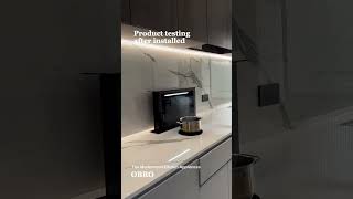 Product testing after installed | Invisible induction hob | OBRO