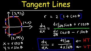 Horizontal Tangent Lines & Vertical Tangent Lines In Polar Form