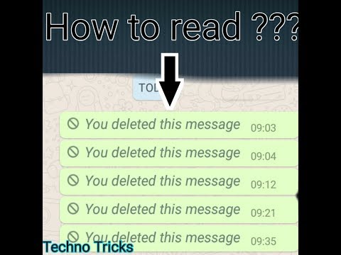 how to read and seen deleted messages and status from whtasApp