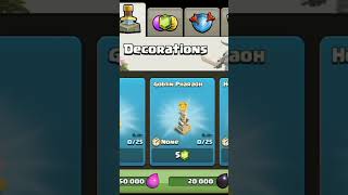 New upcoming decoration items in Clash of Clans | #coc #gaming #newvideo #cocbattle #cocclasher #th