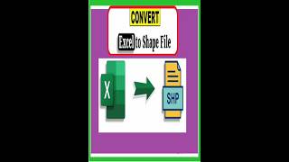 Excel to Shapefile Conversion in QGIS#sorts #trending #gis #qgis #geography #ram #excel #arcgis