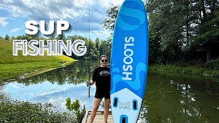 SUP Fishing! (SLOOSH Paddle Board Review)
