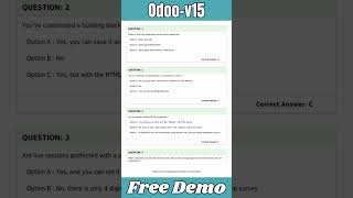 Odoo-v15 Certification Exam Dumps - Current and Free