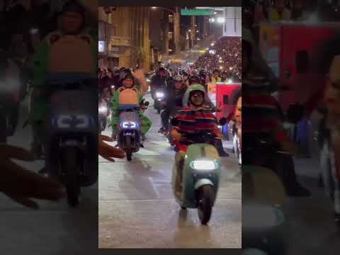 真實的台北街頭，遵守交規佩戴安全頭盔無一人被查