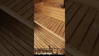 Virtual Tour of Super High-End Auroom Mira L Outdoor Sauna