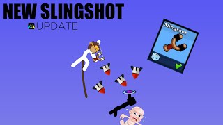 New SLINGSHOT Weapon In Supreme Duelist Stickman
