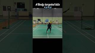 #Body targeted hits@Doubles Badminton