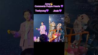 Taehyung💜 And Jimin💜 Lucky Army 🤗#bts #btsv #jimin #shorts #btsarmy #kpop