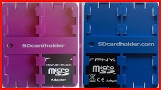 Great product -  Standard SD Card Holder Credit Card Size Secure Digital Memory Card Case (Yellow)