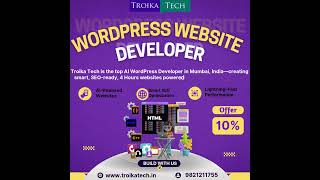 AI WordPress Developer in Mumbai | Smart Website Development by Troika Tech #website