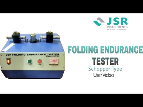 JSR -  Folding Endurance Tester (Schopper Type)