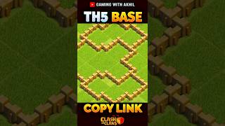 NEW TH5 BASE ⚔️ TOWN HALL 5 BASE 🛡️ #coc #th5base #clashofclans