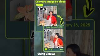 Convert Image to Video Using AI  #ai #convertimagetovideo #learningai #usingai #pixverse #viduai