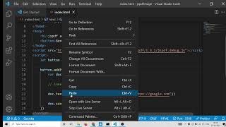 jsPDF Tutorial to Insert Hyperlinks in PDF Document Using link() & textWithLink() Methods in Browser