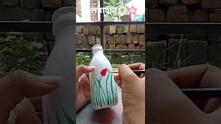 #bottleart 💮#art #drawing #painting #song #diy #রংতুলি #artwork #acrylicpainting #paint #shorts