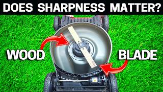 I Replaced a Sharp Lawn Mower Blade with WOOD – You Won’t Believe the Result