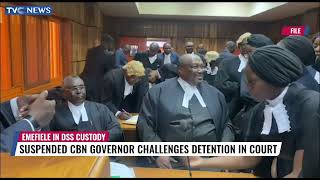 Suspended CBN Governor, Godwin Emefiele Challenges Detention In Court