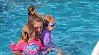 Twins learn to float