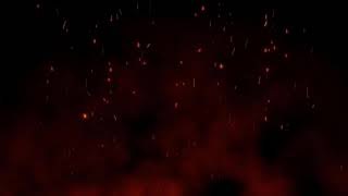 Burning Sparkling Fire Background Animation Video Effects