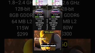 RTX 4060 8GB vs RTX 5060 8GB #RTX4060 #RTX5060