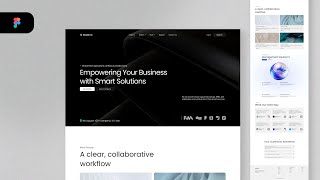 Professional Business Website UI Design in Figma | UX/UI Design Tutorial