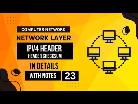 IPv4 Header || Header Checksum || Ip datagram in computer network || #gate #techochain #cn #notes