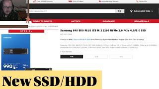 New SSD/HDD