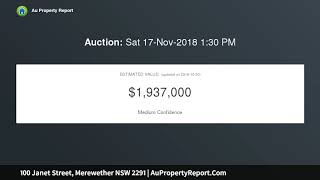 100 Janet Street, Merewether NSW 2291 | AuPropertyReport.Com