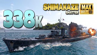 Destroyer Shimakaze holds the line - World of Warships
