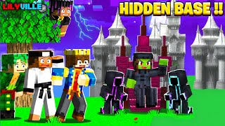 We Found MADWITCH SECRET BASE In LILYVILLE 😰| MINECRAFT