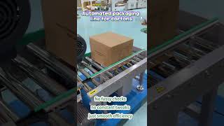 Automated carton packaging line #customautomation #machine #factoryproducts #factory  #business