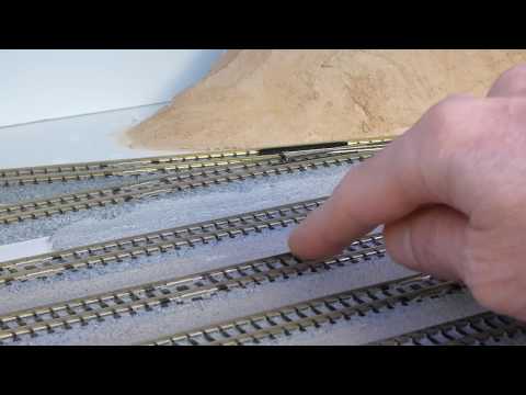Concrete patch as N scale ballast?  What do you think of the experiment?