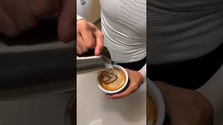 Latte Art☕🔥#shortvideo #coffeelatteart #coffeeart #coffee #latteart