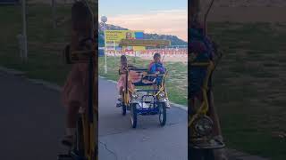 Kids riding a bike / SUMMER HOLIDAYS / Travel vlog #4wheeler #travelvlog #travel #bulgaria