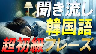 丸暗記したい！韓国語初心者でもすぐ使える🔥初級実用フレーズ230選🔥【韓国語聞き流し】【ネイティブ音声】
