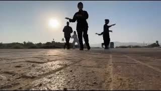 Taijiquan at Qurum Beach, Muscat, Oman