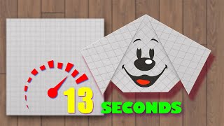 Folding the dog out of paper | Складывание собаки из бумаги | Itni qog'ozdan yasash #shorts
