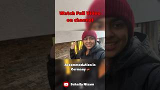 Accommodation in Germany | Watch full video#germany #accommodation