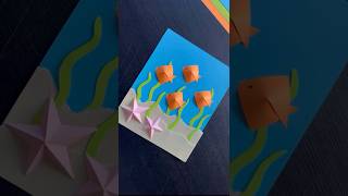 Easy craft for kids🎏🐡🐠 #artandcraft #diy #easycraft #fish #summer #sea #ocean