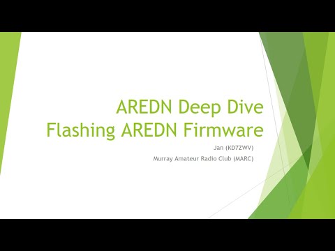 Flashing AREDN Firmware - AREDN Deep Dive - Advanced Topics - 13 FEB 2025