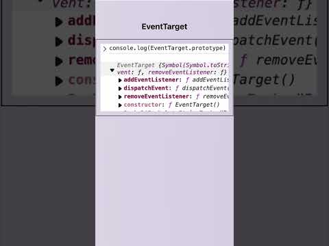 JavaScript EventTarget  #coding #javascript