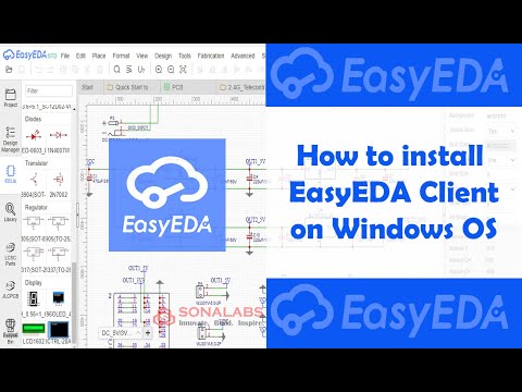 How to install and use EasyEDA Client on Windows OS...