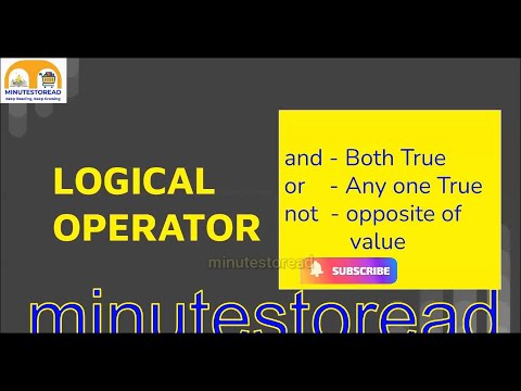#4 Logical Operators in Tamil | Python Logical Operators | and | or | not | Truth Table in Tamil