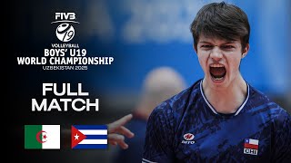 Algeria vs. Cuba - Clasiffication 17-24 | Boys' U19 World Champs 2025 - Full Match