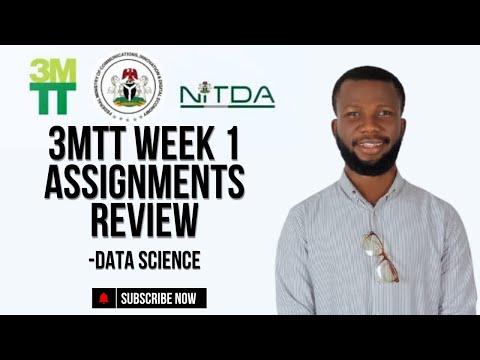 3MTT Week 1 Assignments Review - Data Science #TechWithJaja #ConfidenceOkoJaja