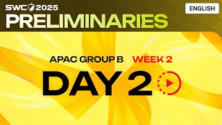 [ENGLISH] SWC2025 ASIA-PACIFIC Preliminaries Group B Day 2 | Summoners War