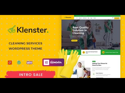Klenster - Cleaning Services WordPress Theme | Free Download