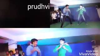 NRI academy vizag Fresher's day celebration SAI and PRUDHVI dance performance