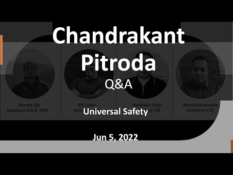 Universal Safety - Q&A - Chandrakant Pitroda