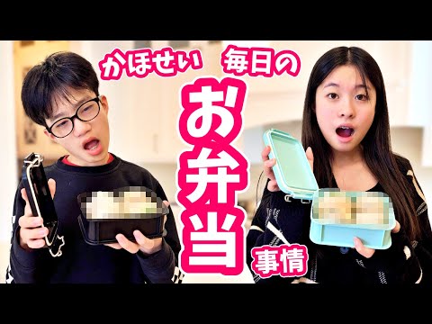かほせいの毎日のお弁当🍱なに持っていってるの❓🤔